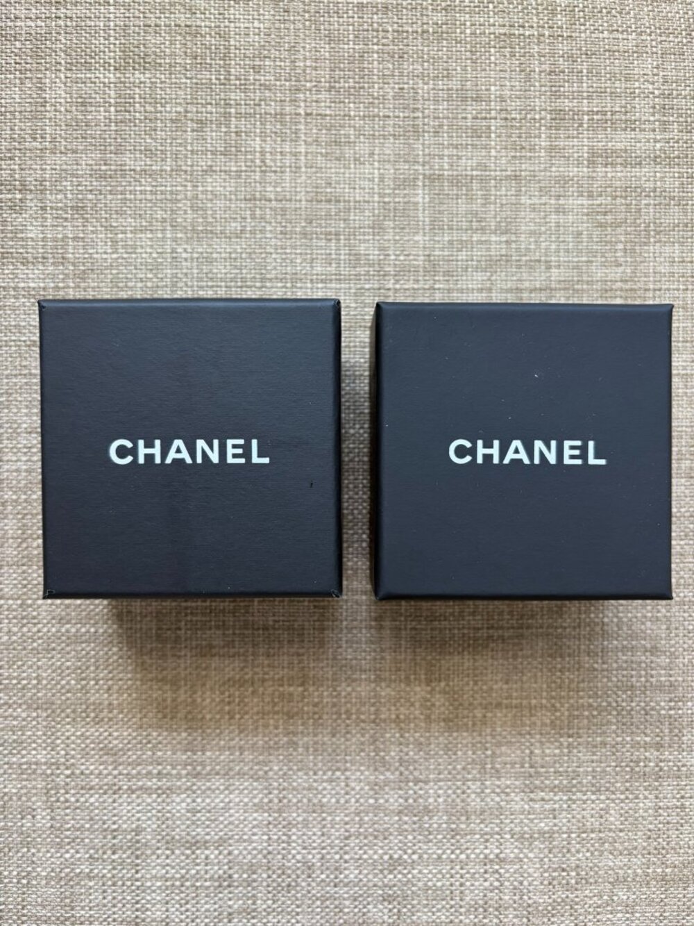 Two Chanel Boxes for Earrings